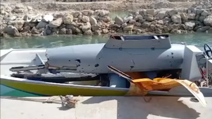 Irán atacó a Estados Unidos con drones, misiles y pequeñas embarcaciones el jueves.Vía REUTERS