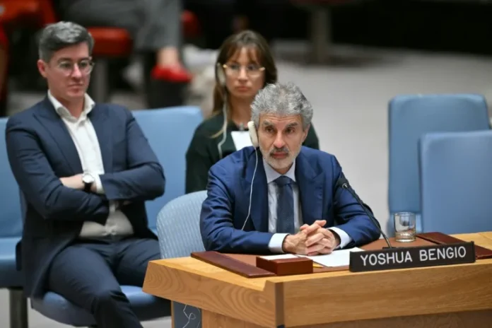 El científico canadiense Yoshua Bengio asiste a una reunión del Consejo de Seguridad de la ONU sobre inteligencia artificial, celebrada durante la última Asamblea General de Naciones Unidas, el 23 de septiembre de 2026 en Nueva York (Angela Weiss)